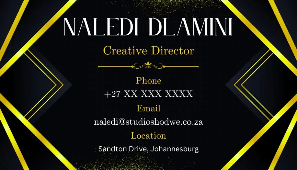 Creative Director Visiting Card